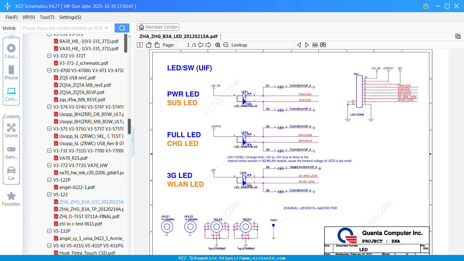 Laptop ACER ZHA_ZHG_B3A_LED_20120215A
